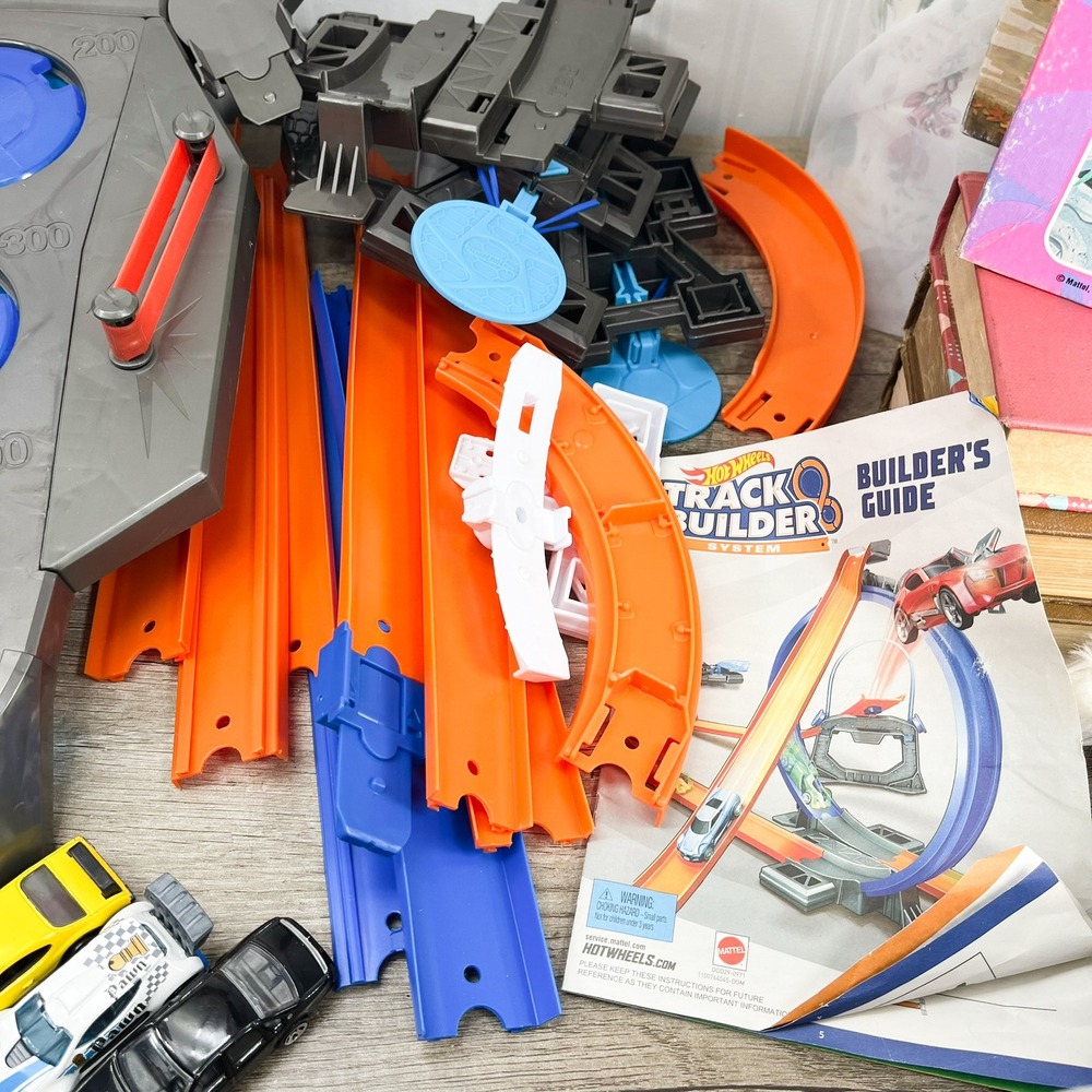 Hot Wheels Action Rebound Racer (complete) and Track Builder System pieces - Picture 2 of 8